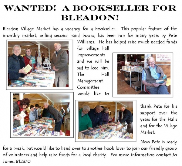 Bleadon Market Book Seller