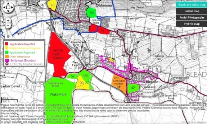 Major Developments in and around Bleadon