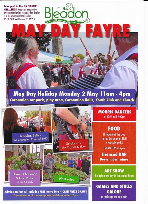Bleadon May Day Fayre 2016