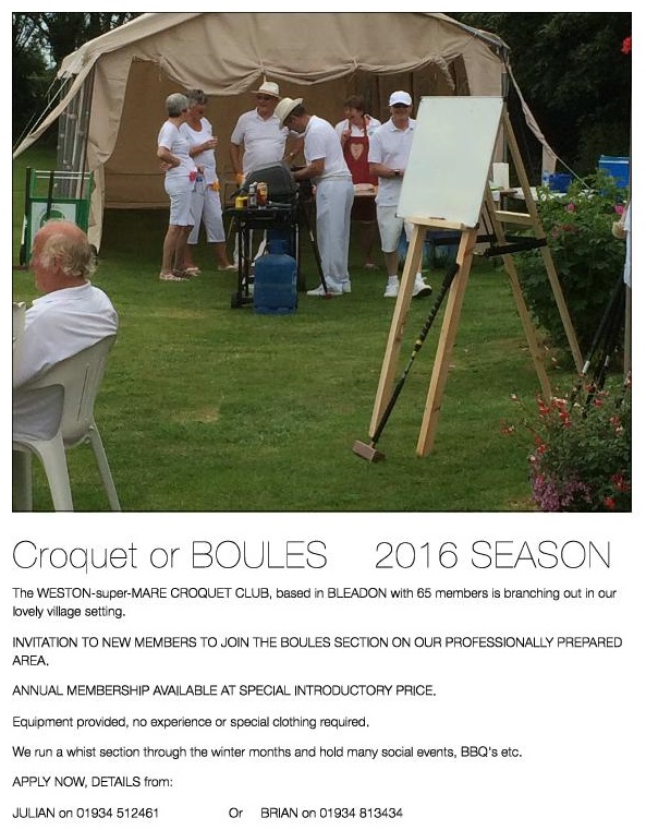 Croquet and Boules