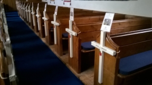 Memorial Crosses at Bleadon Church