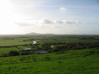Brent Knoll early morning from South Hill.